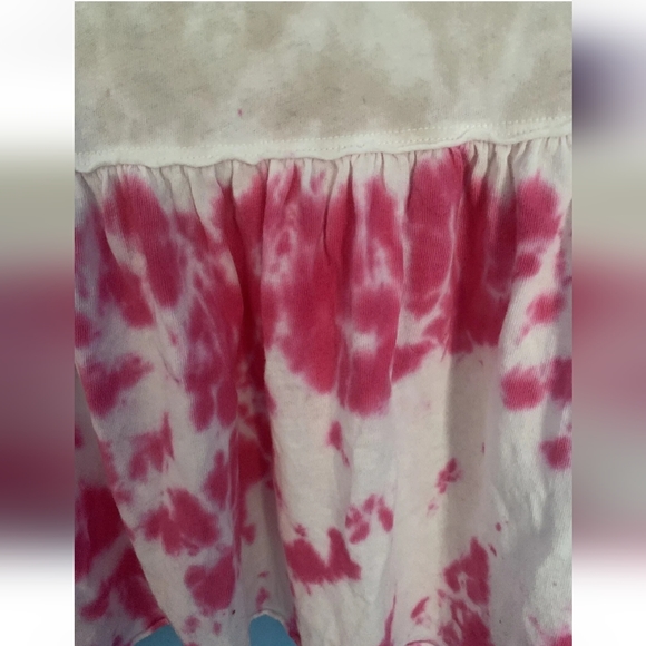 Free People Anytime Tie Dye Tank Hot Hibiscus Combo Large - Picture 7 of 8